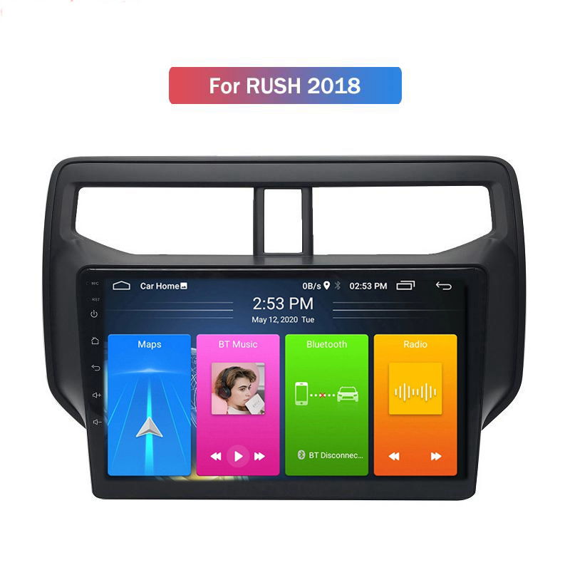 touch screen car dvd android player 9 inch for TOYOTA RUSH Head Unit with GPS-image-688669142