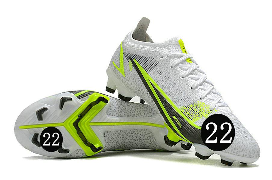 

2021 boots Vapor 14 Elite FG men/women/kids soccer shoes Assassin XIV Generation "Sky Star" low top waterproof knit youth GS football shoe white black green sport boot