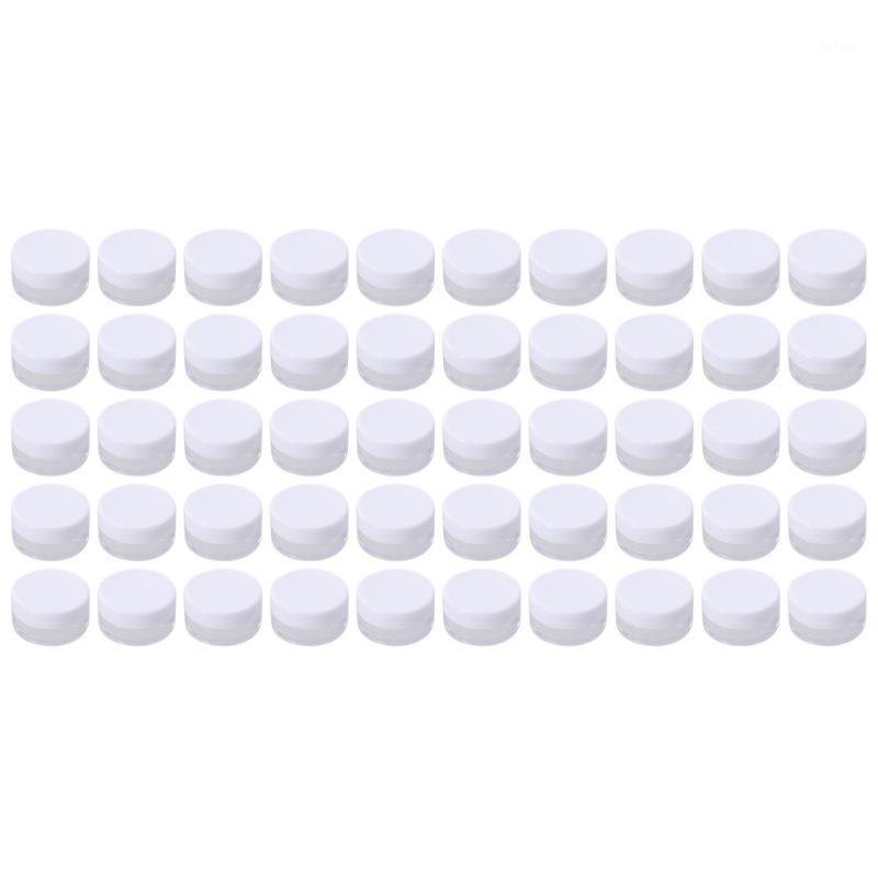 

Storage Bottles & Jars 50Pcs 5g Mini Cosmetic Pots Portable Round Pot Travel Sample Empty Container For
