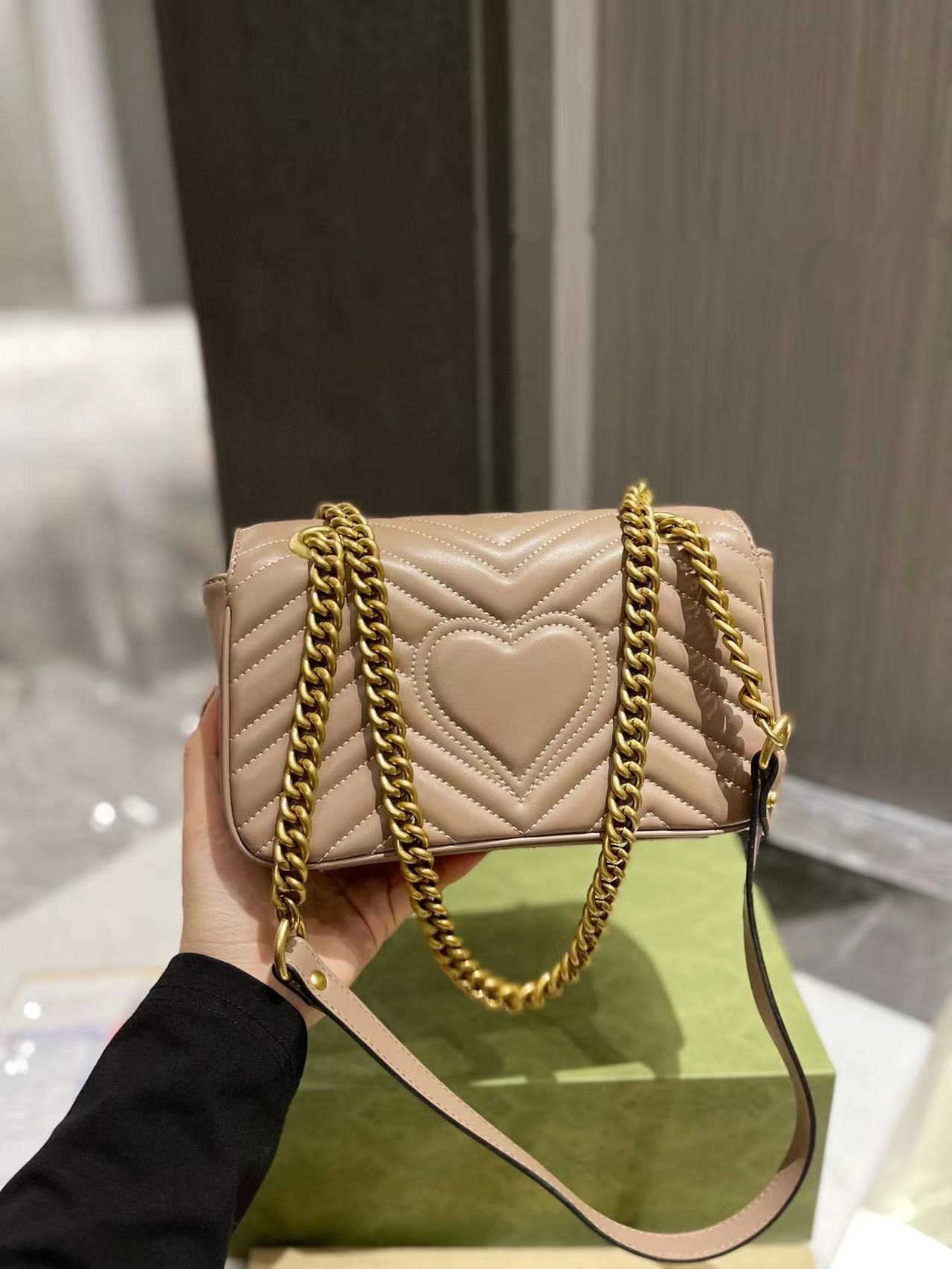 

2022 Bag Organizer High quality leather designer handbag size 26cm 22cm 18cm green box sent