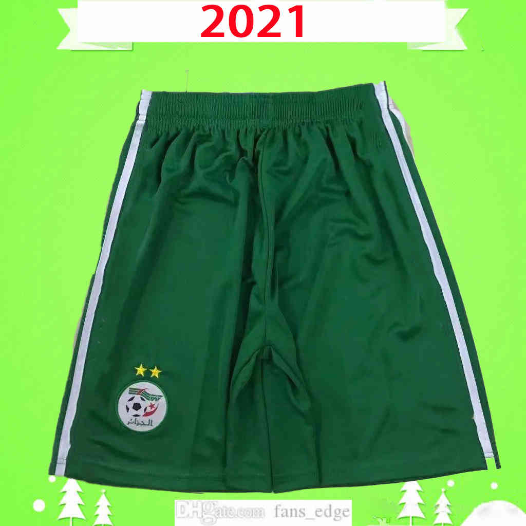 

2021 2022 Algeria Soccer shorts argelia 21 22 MAHREZ ATAL FEGHOULI SLIMANI BRAHIMI Home away white green BENNACER men kids Football pants, Black;red