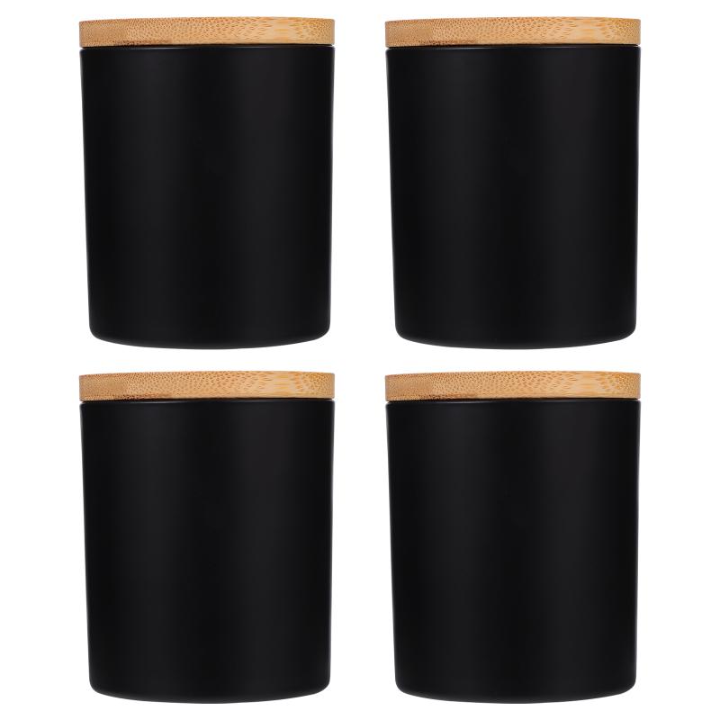 

Candle Holders 4 Sets Glass Tins With Lids Scented Tin Making Jars