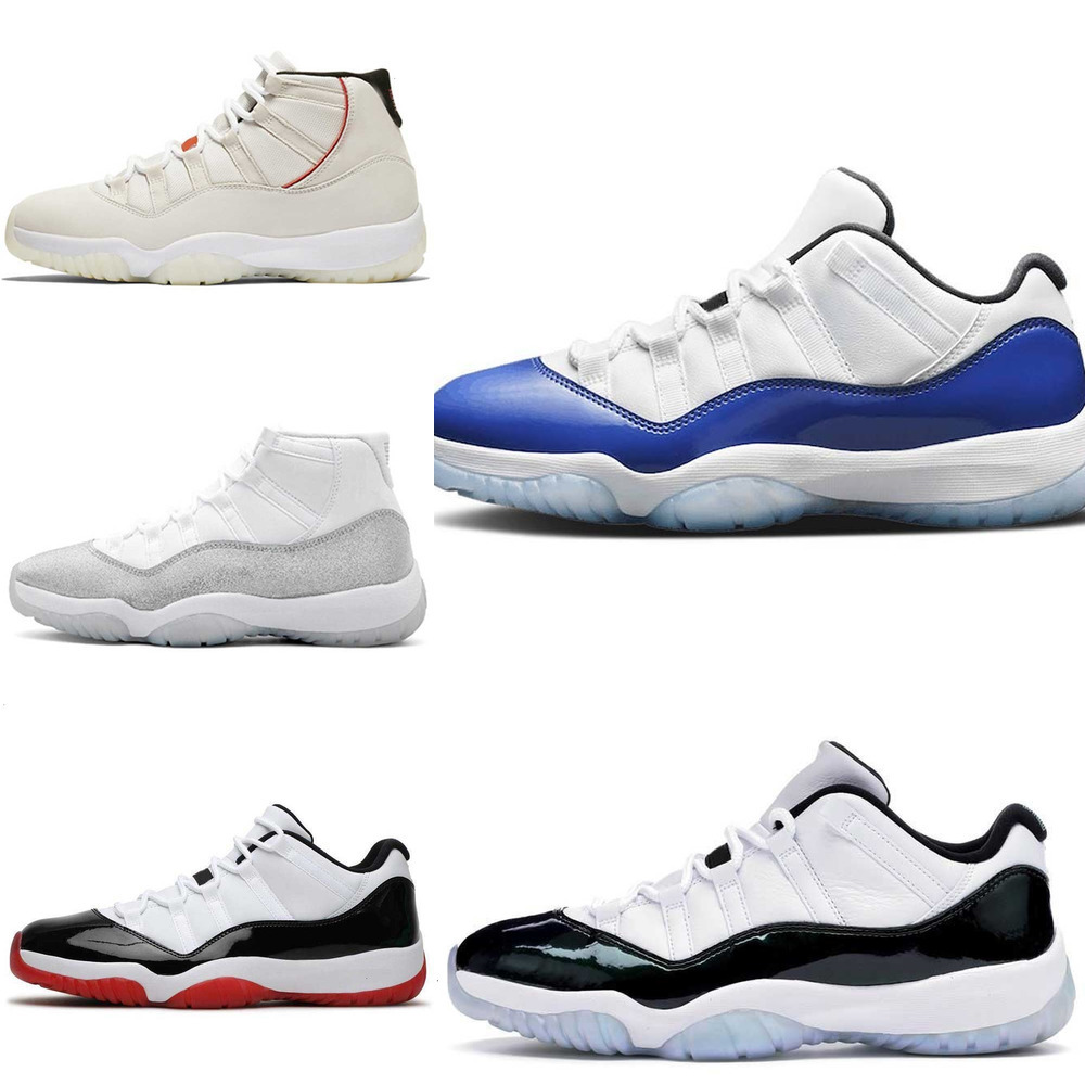 

omen Mens White Bred 11 11s basketball shoes Pink Snakeskin Platinum Tint Win Link 96 Fashion sports trainers sneakers size 13 19X406