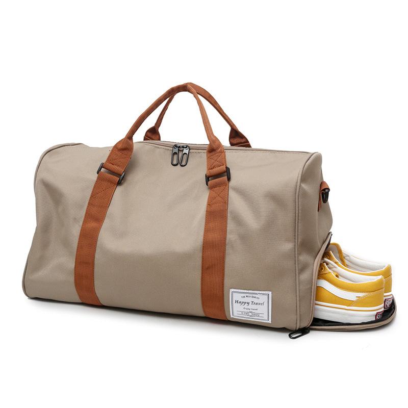 Duffel Bags Men Women Travel Canvas Large Capacity Luggage Duffle Sports Gym Backpack Shoe Compartment Bag For Male-image-706548002