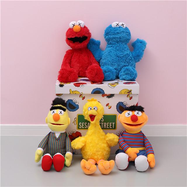 

Newest  and 55cm Originalfake K A W S BFF Sesame Street 5 Models Plush Toys ELMO/BIG BIRD/ERNIE/MONSTER Stuffed Best Quality Great Gifts Fo, Potter