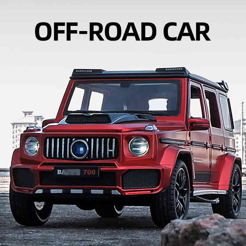 

Alloy mini car, metal die-casting toys, off-road vehicle, large SUV models, 1:18, g700, G65, g63, sound simulation, lightweight, children's