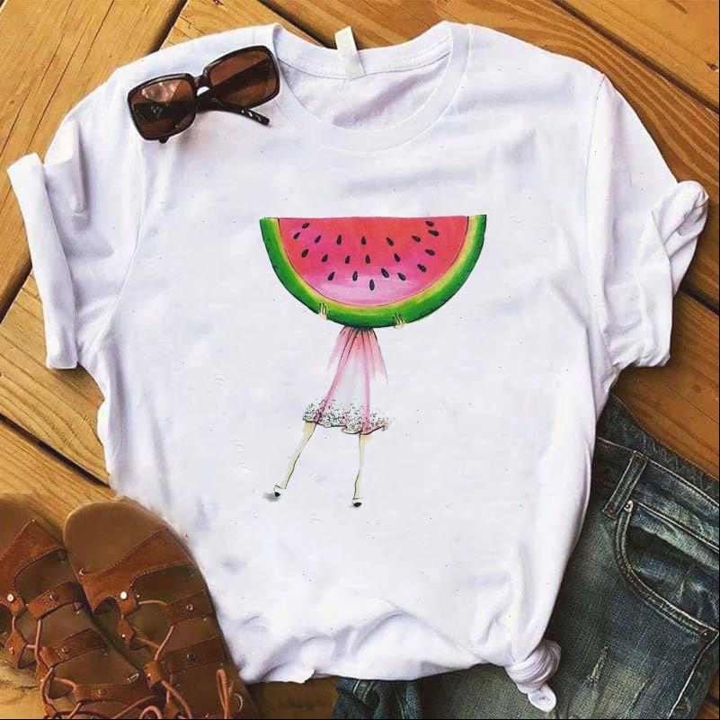 

womens pineapple fruits clothing t shirt fashion women casual tee graphic female kawaii camisas mujer clothes, White