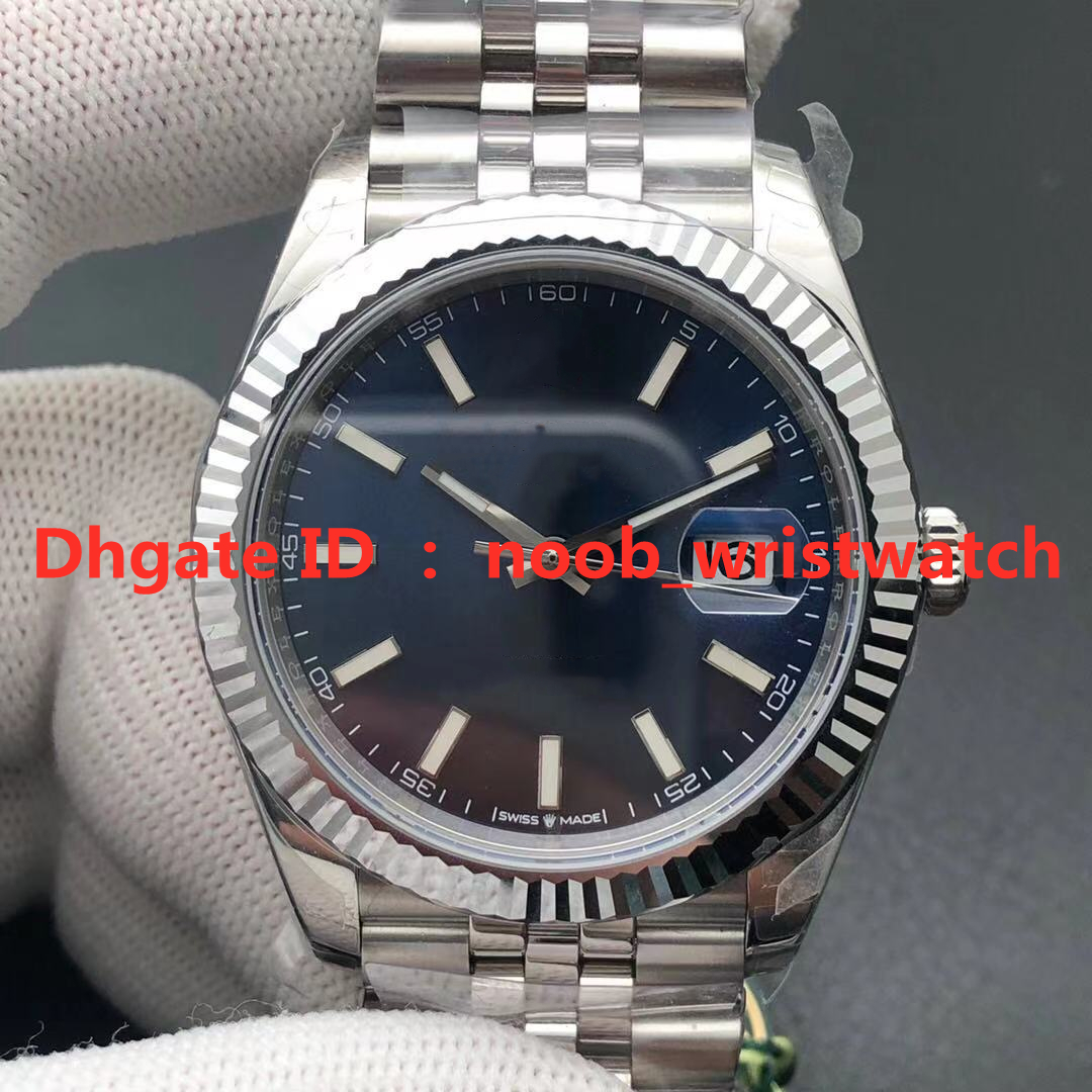 

ARF luxury watch V3 mens watches 904L fine steel case strap 41mm 2824 automatic mechanism movement 126334 top quality luminous function, Slivery;brown
