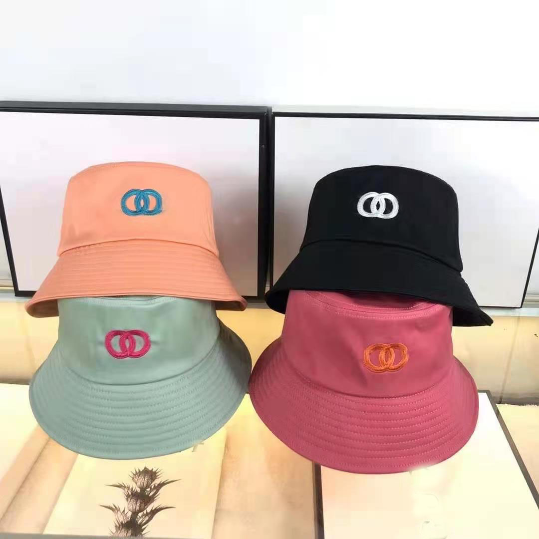 

2021 Fashion Design Women's Sun Bucket Outdoor Golf Hat Bounce Skull Stingy Edge Gift Sales, Blue;gray