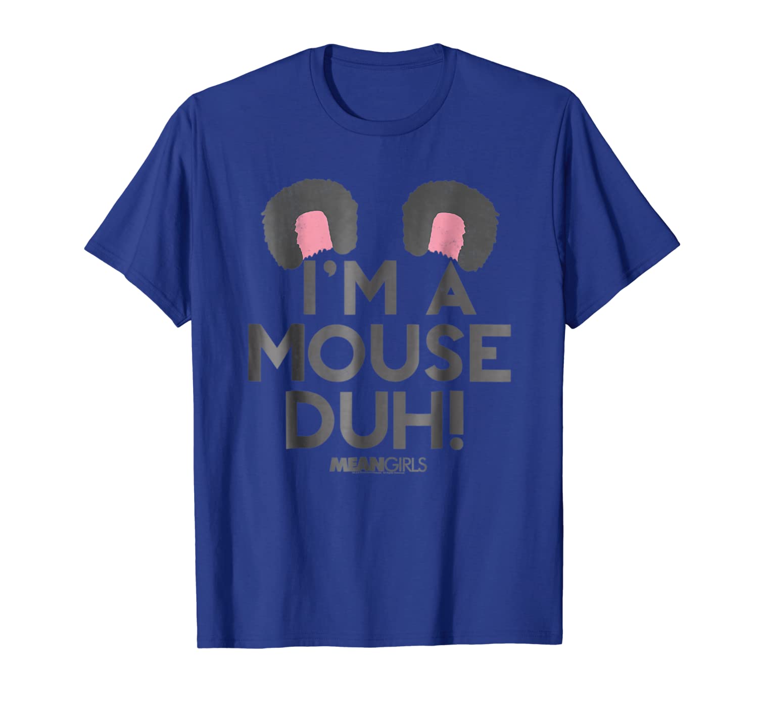 

Mean I'm A Mouse Duh Ears Graphic TShirt, White;black