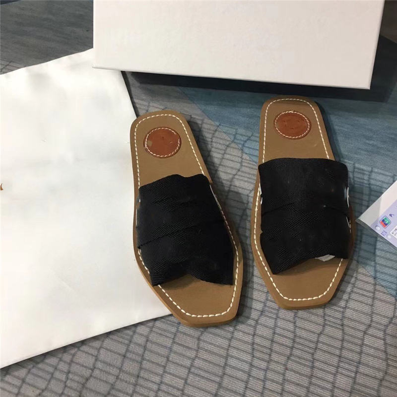 

Cross Woven Roman Slippers Sandals Shoes Pearl Snake Print Slide Summer Wide Flat Lady Canvas luxurys designers Slipper35-41, 1 no box