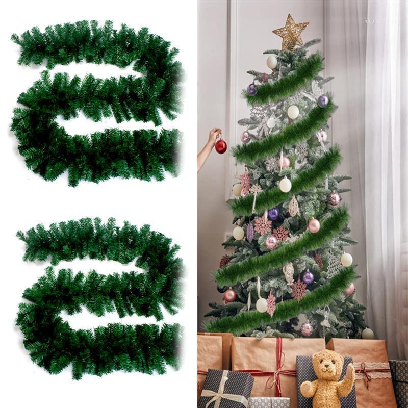 

Christmas Decorations 5.5m Pine Decor For Home Year Garland Wreath Xmas Party Artificial Tree Rattan Banner Hanging Ornament