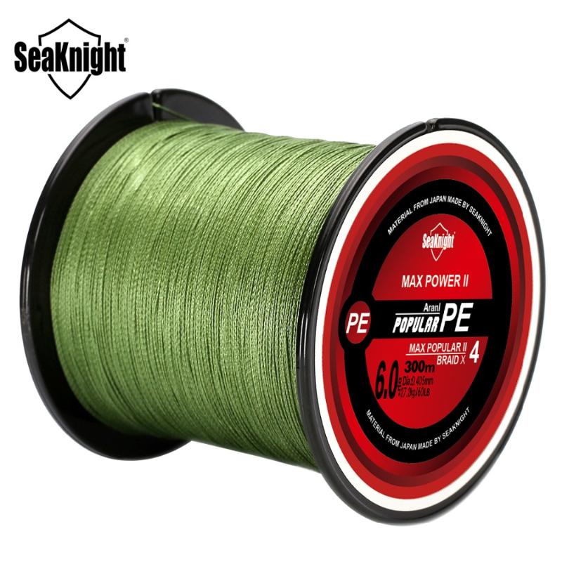 

SeaKnight TriPoseidon 500M PE Fishing Line 4 Strands Braided Multifilament Smooth Braid