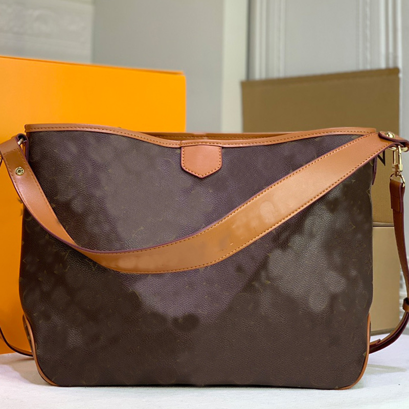 

Large Capacity Package Tote Bags Lady Handbag Plain Classic Flower Letter Printing Interior Zipper Detachable Shoulder Strap