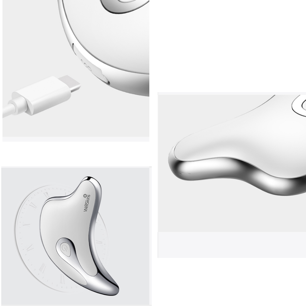 

Guasha Face Beauty Tool Face Lifting Massager Micro Current Intelligent Lifting & Scraping Massage Firming Facial ContoursScouts