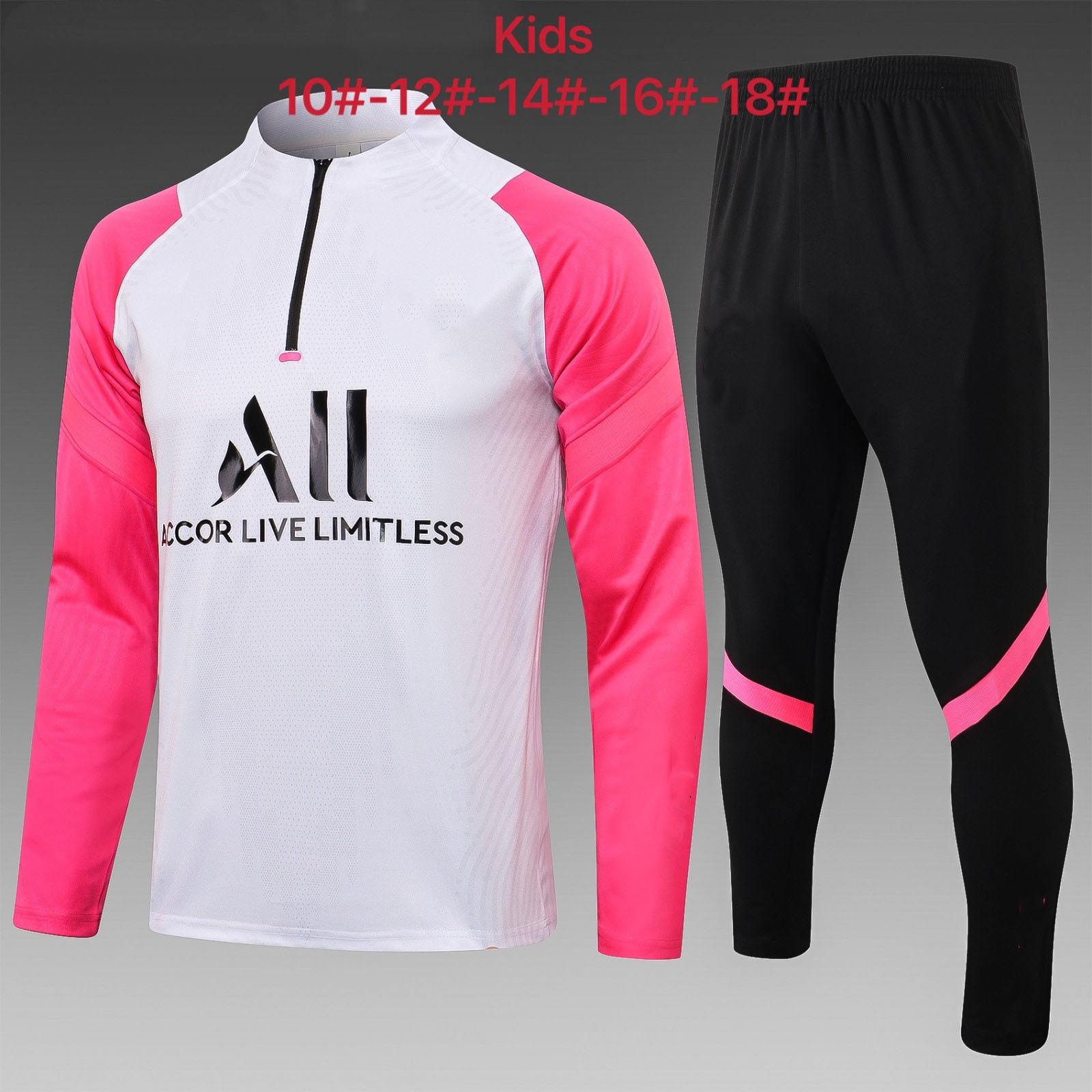 

21-22 soccer tracksuit for kids adult football training suits kit, As picture