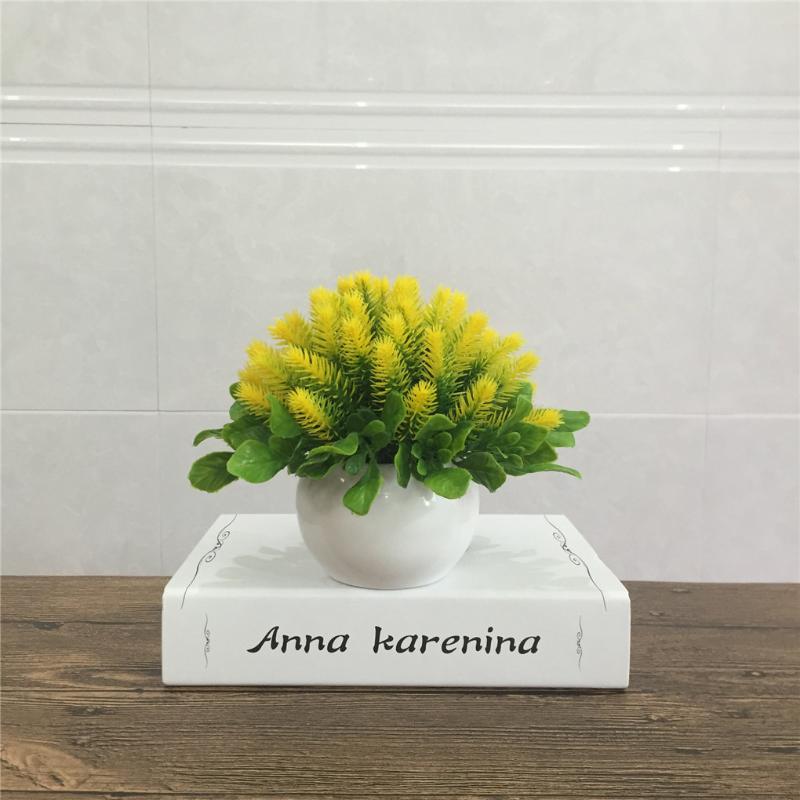 

Decorative Flowers & Wreaths Fake Potted Ornaments Artificial Plants Bonsai Small Tree Pot Lotus Home Decoration Garden Decor