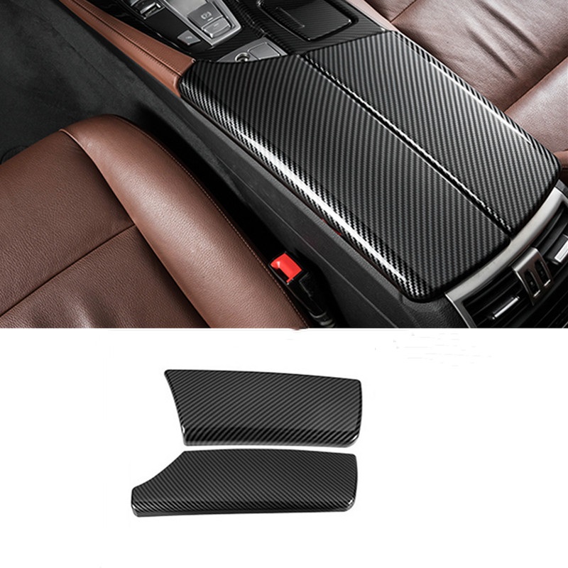 

ABS Car Styling Multimedia Gear Armrest Box Panel Cover Sticker Trim Fit For BMW 5 Series F10 F18 Interior Auto Accessories(LHD)