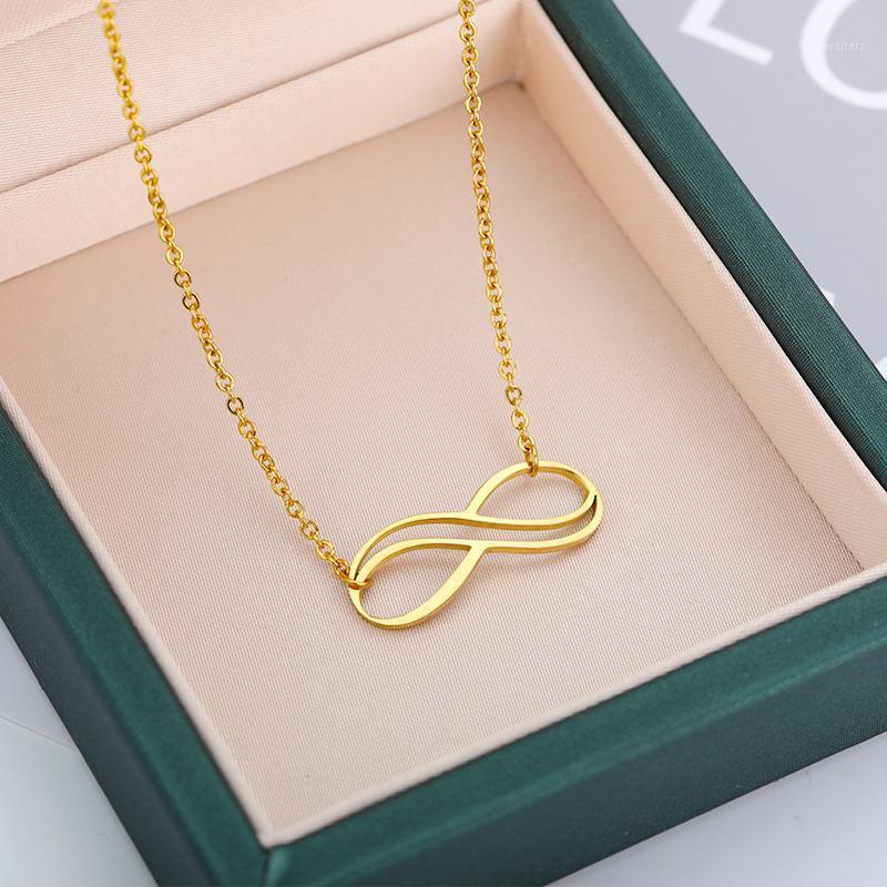 

Chains RXSMll Fashion Necklaces 2021 Stainless Steel Jewelry Unlimited Female Necklace On The Neck For Woman Chain Accessories