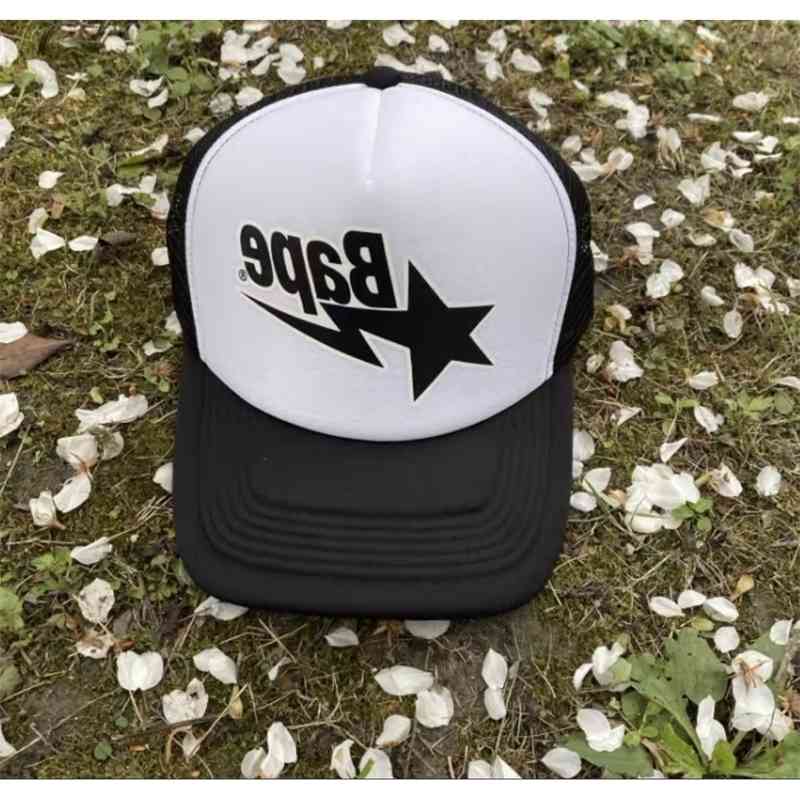 

Bapesta wide brim hip hop hat universal spring and summer couple fashion cap remakevintge, Goods in stock;theft will be