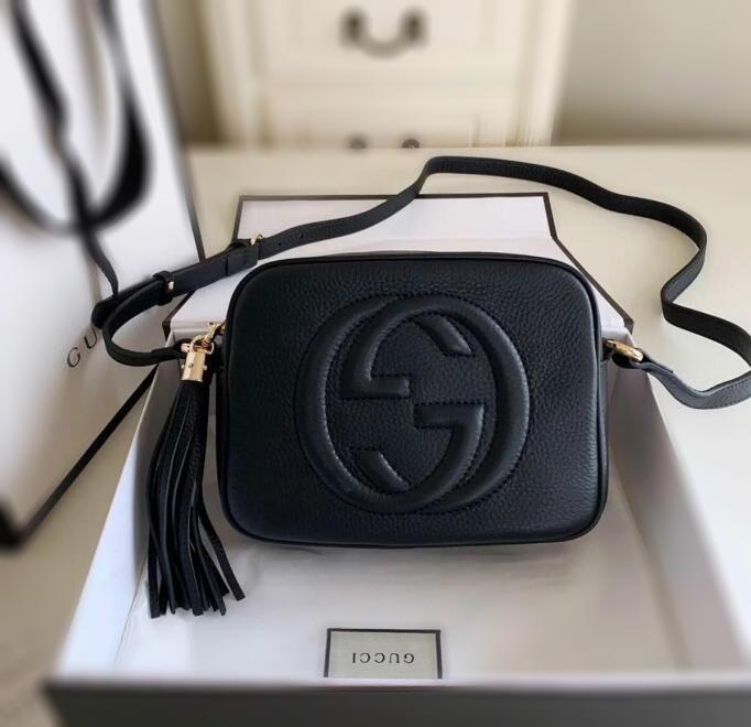 

GGLVlouisvittonyslWomen Leather Tassel Handbags Luxurys Designer Messenger Bags Female Soho Handbags