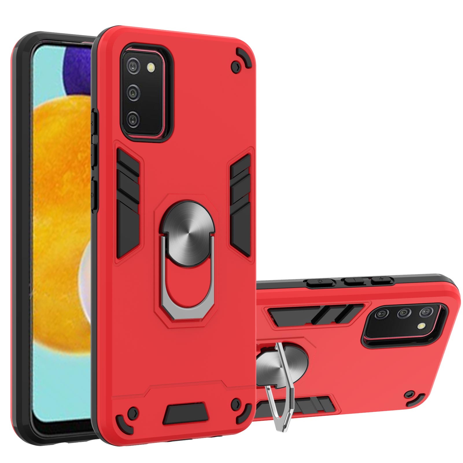 

Wholesale Price new shockproof phones cover custom logo phone cases For Samsung A03S Accessory, Red