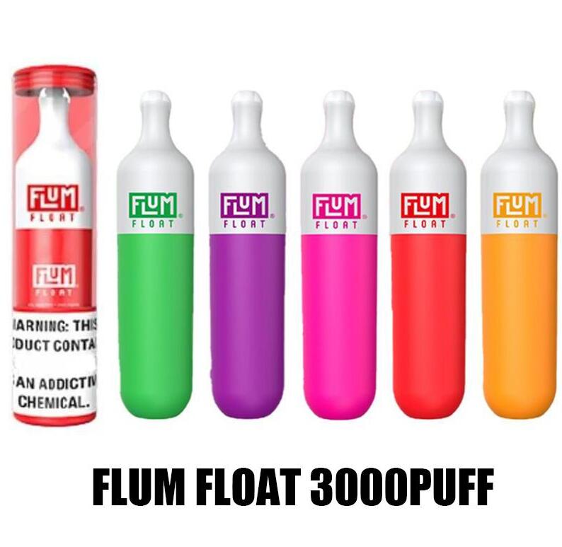 

FLUM FLOAT Disposable E Cigarette Pod Device Kit 3000 Puffs Prefilled 8ml Cartridge Vape Pen Vs High Pro Bang XXL