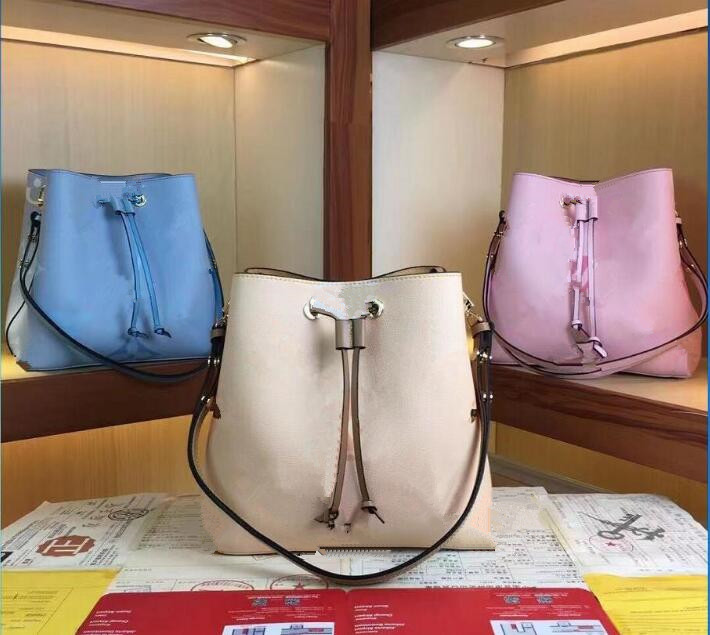 

NeoNoe BB Bucket bags Handbags Purses Fashion women Shoulder Bags Lady Totes handbag With Shoulder Strap, Dust Bag,Gift bag M45709 M45716, Blue