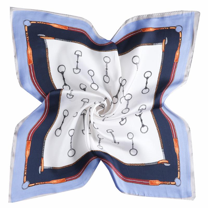 

Scarves 60CM Handkerchief Women's Square Scarf Silk 100% Professional Headband Neck ML19