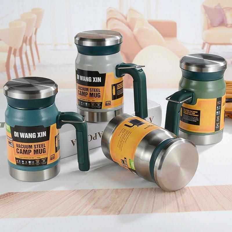 

Water Bottles 304 Stainless Steel Office Cup Outdoor Simplicity Vacuum Horse Portable Mark Tea