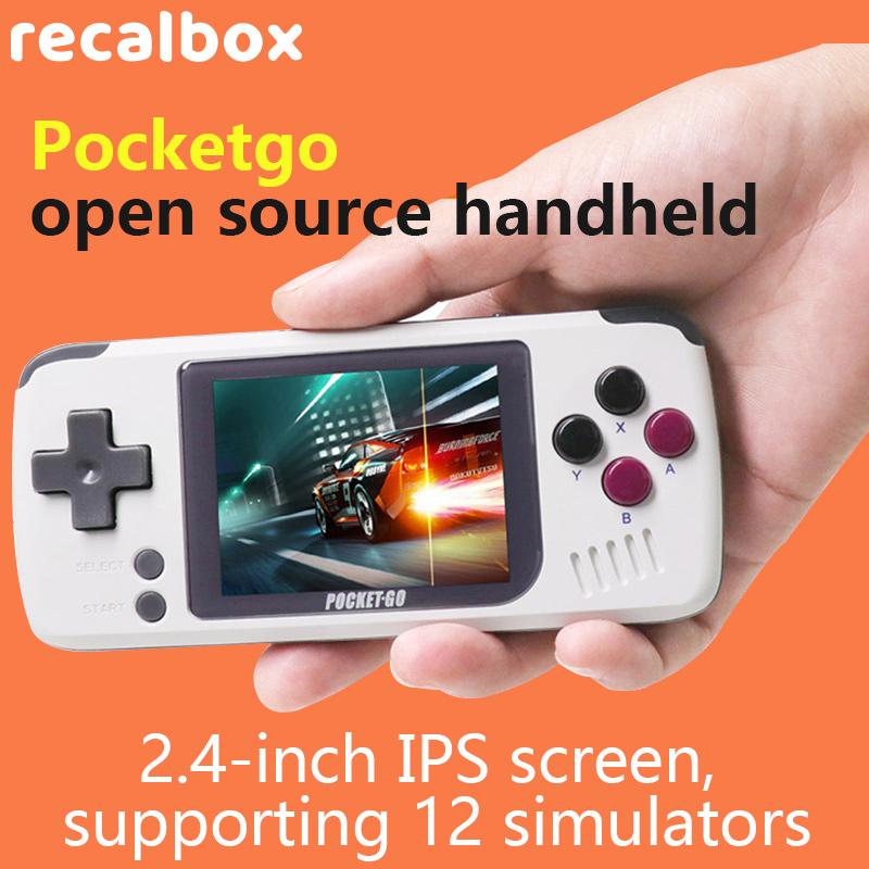 

Portable Game Players Recalbox PocketGo Handheld Console 2.4inch Screen Retro Player