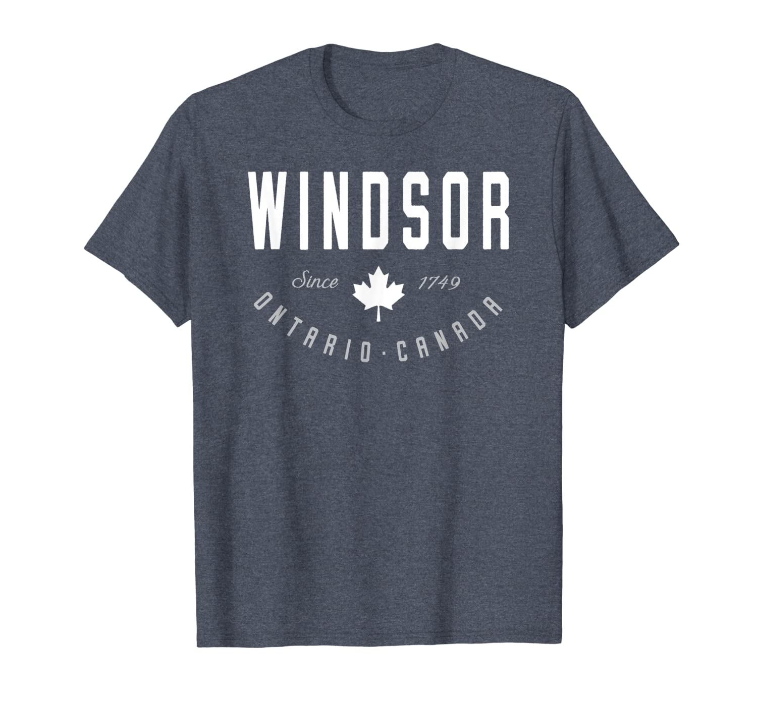 

windsor shirt ontario canada maple leaf canadian gift tee eh, White;black