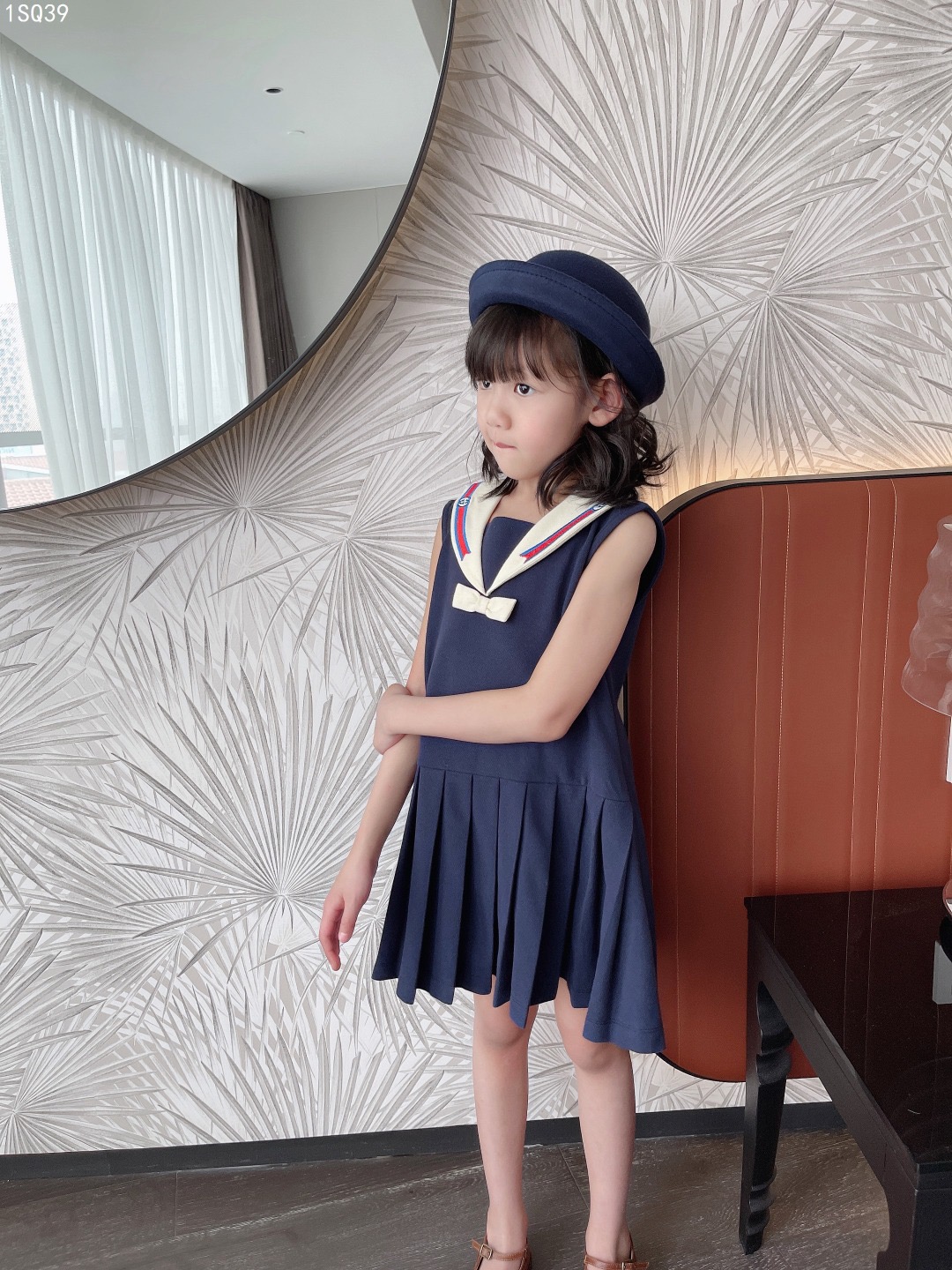 

2021 Summer Baby Girls Dress tops Kids Girl Dresses children Dresses Cute Clothing, Red;yellow