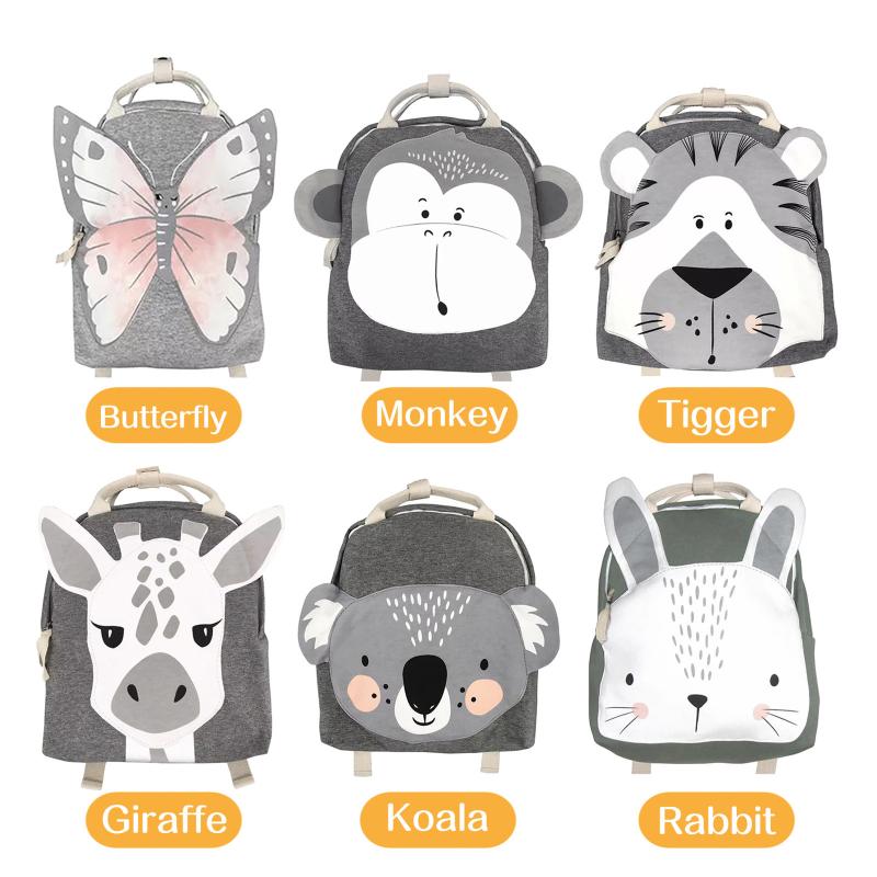 

School Bags 3d Cartoon Plush Children Backpacks Fashion Cute Animal Small Backpack Toddler For Teenage Girls Satchel
