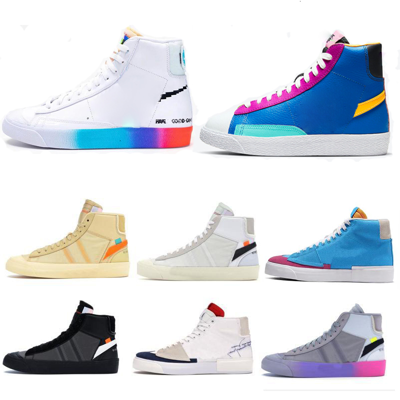 

Motivation Blazers Mid women Mens 77 Vintage B Simmons Green Have A Good Game All Hallows Eve Designs Sports Casual Shoes, #8