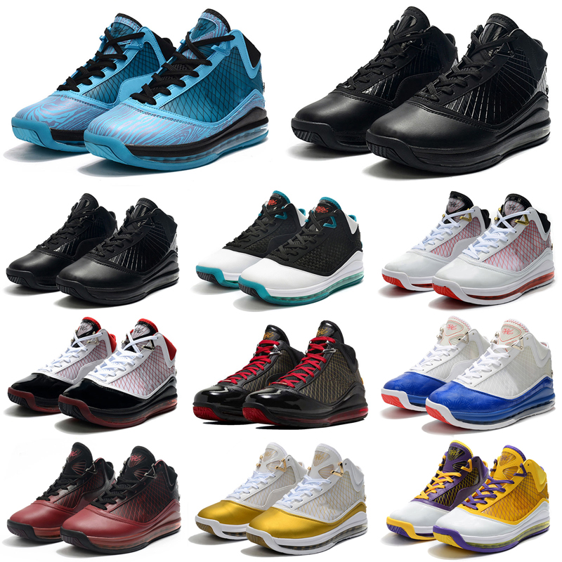 

7 7s fresh bred Fairfax Varsity Red men Outdoor shoes king equalit lightyear Mens sneakers trainers 40-46, As photo 5