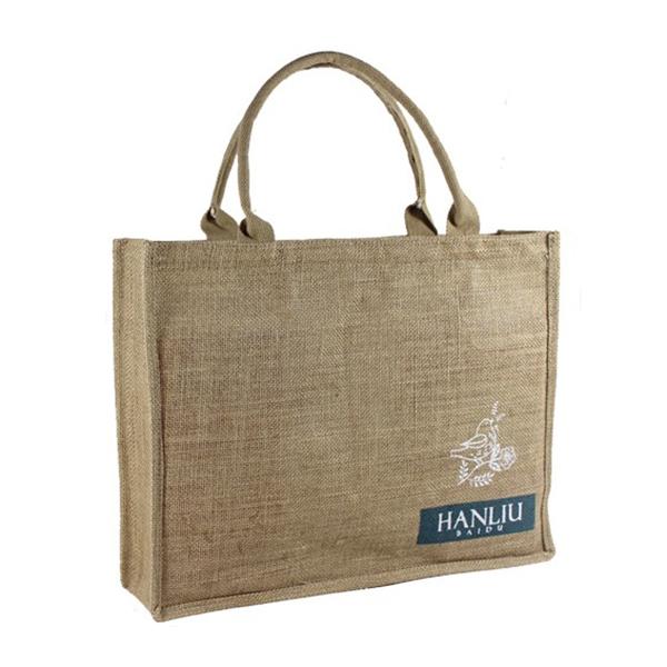 

Shopping Bags Custom Eco Friendly Jute Bag Customized Promotional Tote, As pic