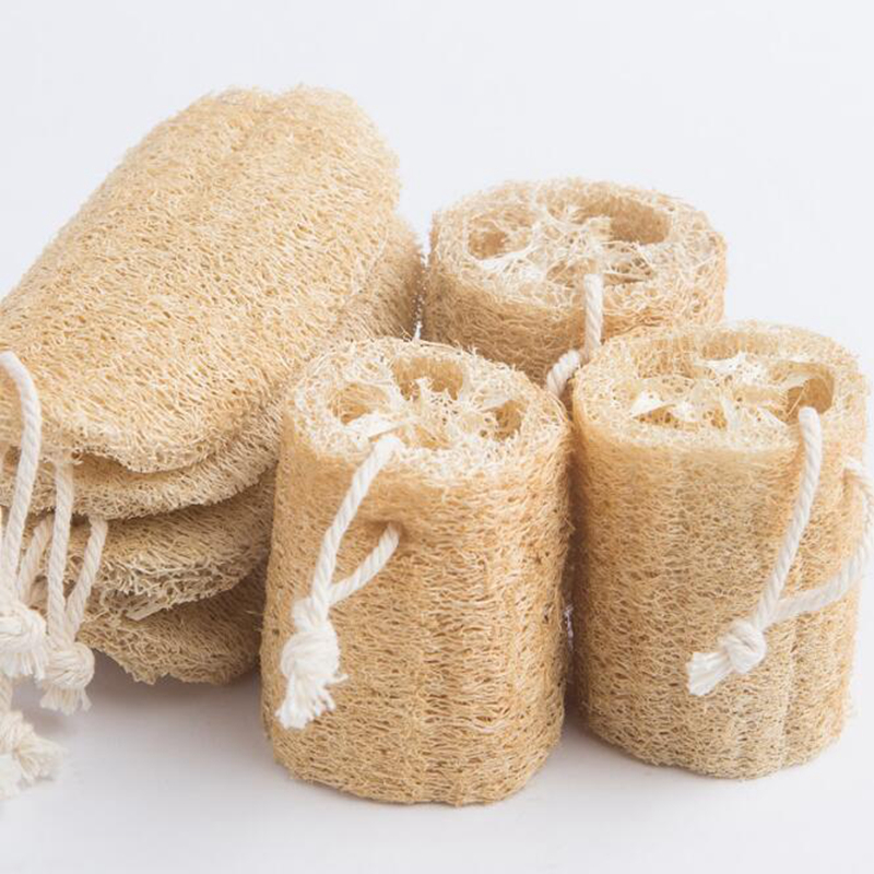 

Natural Loofah Luffa Bath Supplies Environmental Protection Product Clean Exfoliate Rub Back Soft Loofah Towel Brush Pot Wash