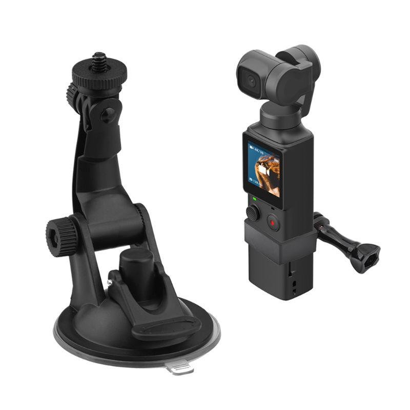 

1Set Car Suction Cup Mount Holder Expansion Parts For FIMI PALM Handheld Camera Accessories Stand Bracket Kits Cell Phone Mounts & Holders, Black