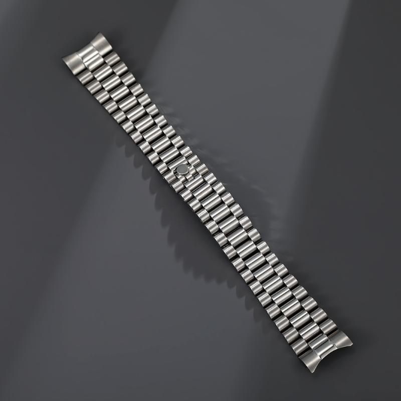 

Watch Bands 13mm 17mm 20mm 21mm Solid Stainless Steel Jubilee Curved End Strap Band Fit For
