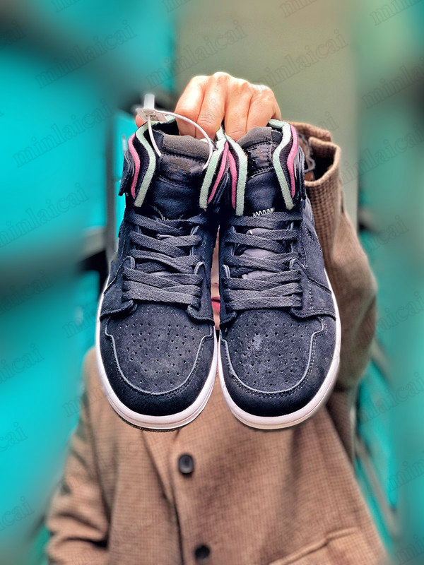 

1 High Zoom CMFT Bayou Boys Top Zion Limited Shoes 1s Mens Basketball Black Purple Space Hippies Designer Women Sneakers Trainers Sports Shoe Luxury, For extra box only