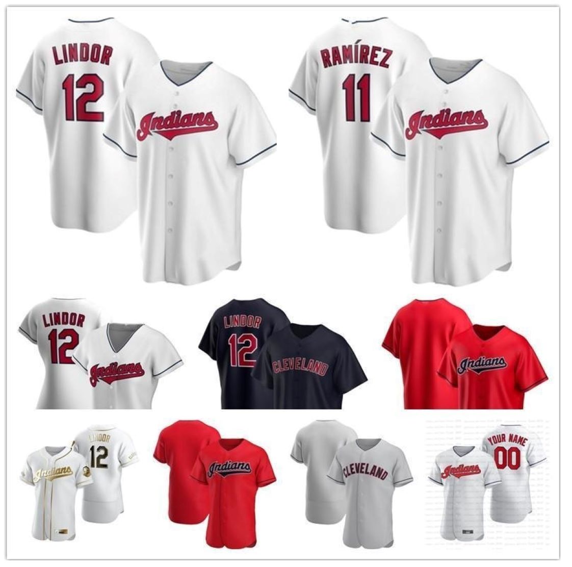 

2021 Men Women kids Indians Jerseys Jose Ramirez Roberto Perez Shane Bieber Franmil Reyes Oscar Mercado Clevinger Jersey, Blue;black