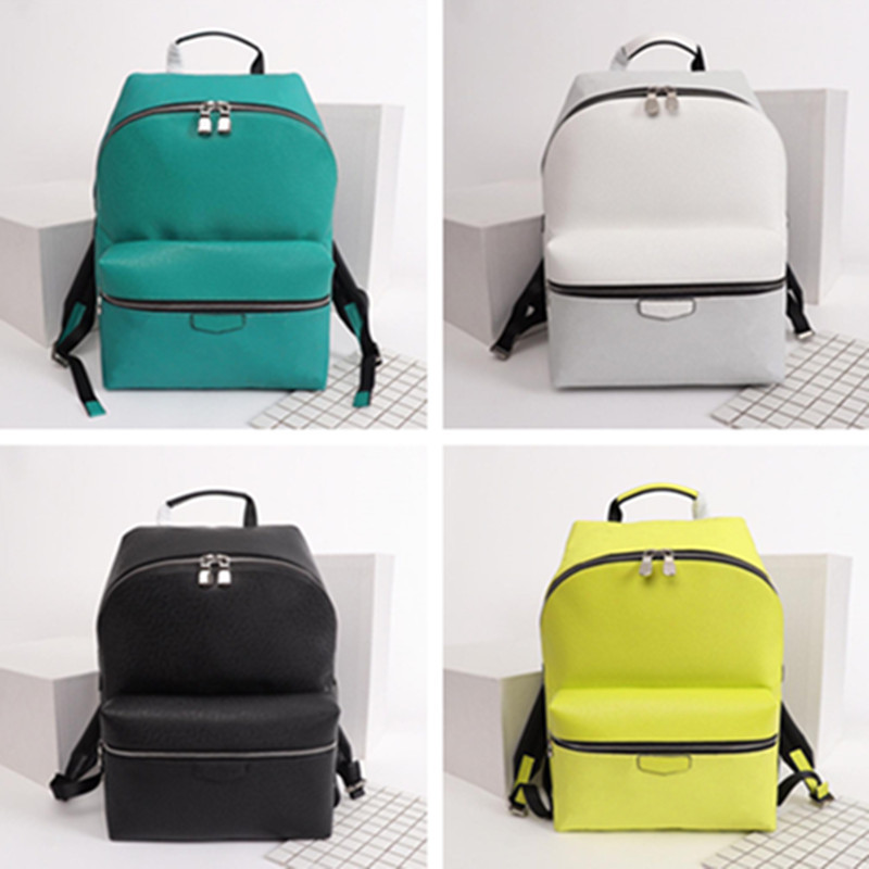 

Classic men women student Backpacks for men genuine leather double shoulder bag pvc design handbag school Backpack notebook