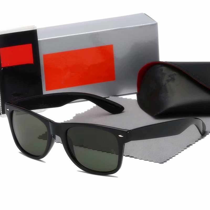 

2021 Designer Ray Men Women Sunglasses Vintage Pilot Brand Bans Band UV400 Protection Sun Glasses With Caes 88