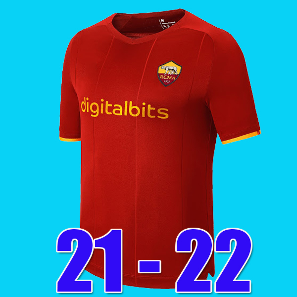 

tops MANCINI VERETOUT B. MAYORAL 2021 2022 soccer jersey TOTTI DE ROSSI AS DZEKO rome 21 22 football shirts kids kits sets, Home kids