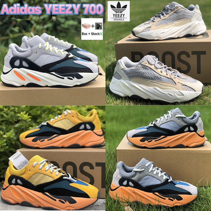 

Kanye west 700 Cream men women running shoes sun Solid Grey bright blue Inertia analog utility black wave runner sneakers mauve Bone Orange trainers, Bubble wrap packaging