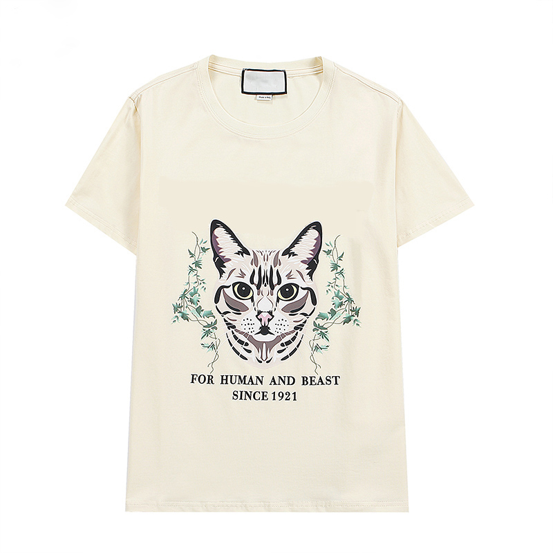 

2021 Neueste Herren Damen Designer Men's T-shirts Mode Männer S Casual T-shirt Mann Kleidung Street DesignerShorts Sleeve Tees Kleidung Tshirts, Black