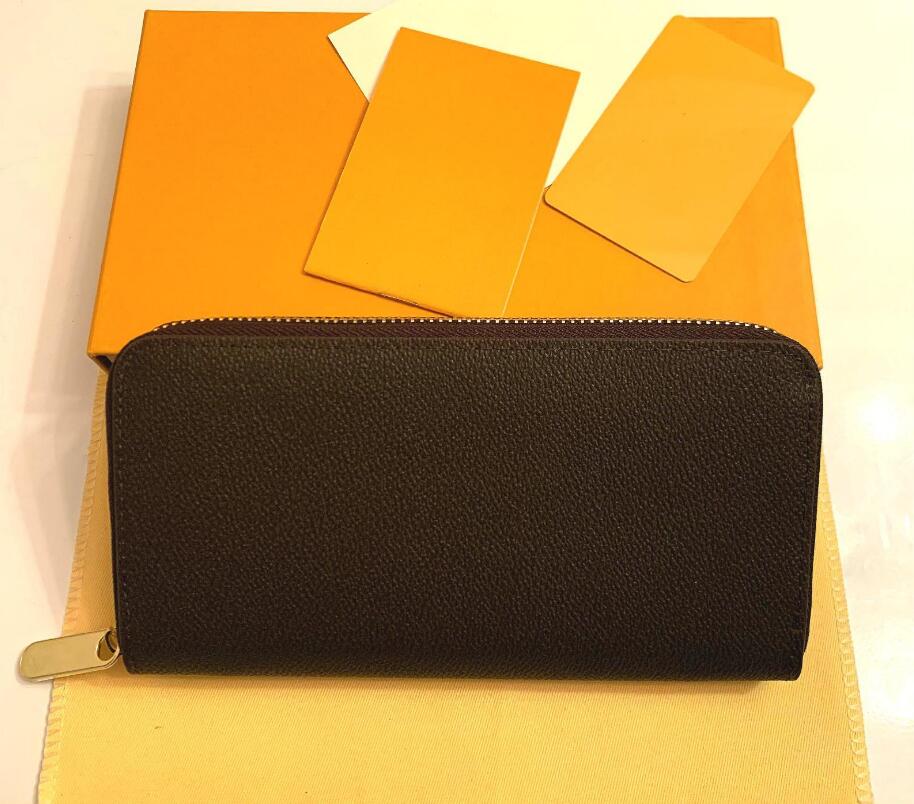 

Purses Women's Wallets Zipper Bag Female Purse 9 colors Fashion Card Holder Pocket Long men Women Tote Bags designer wallet, Black flower