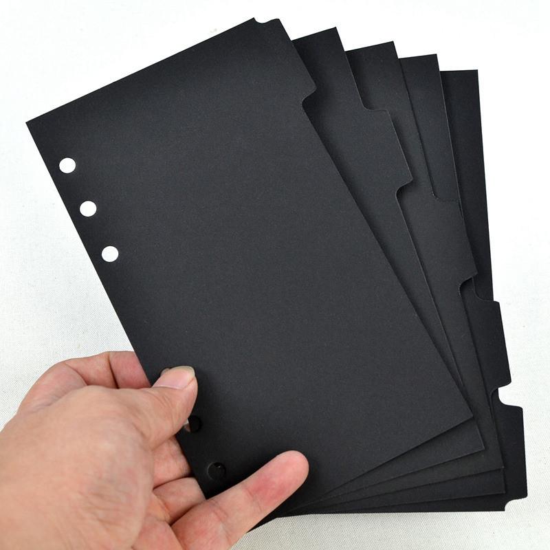 

Holes A5/A6 Notebooks Tabbed Paper 5pcs/set Writing Pads Scrapbook Index Tabs Planner Divider Pages Notepads