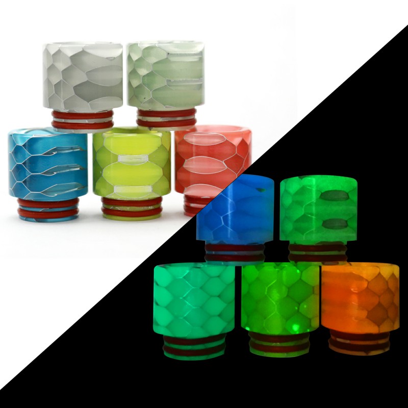 

810 Luminous Drip Tip Resin Material Snake Style Suit For TFV12 PRINCE TFV8 BIG BABY IJUST 3 Falcon King etc